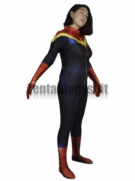 3d printing ms captain marvel bodysuits superhero costume spandex lycra cosplay zentai halloween party, Black;red
3d printing ms captain marvel bodysuits superhero costume spandex lycra cosplay zentai halloween party, Black;red