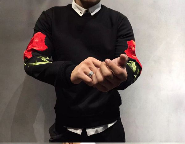 wholesale- 2017 men fall winter new heavy embroidery cloth snake series male long sleeved sweatershirt embroidered hoodies, Black
wholesale- 2017 men fall winter new heavy embroidery cloth snake series male long sleeved sweatershirt embroidered hoodies, Black