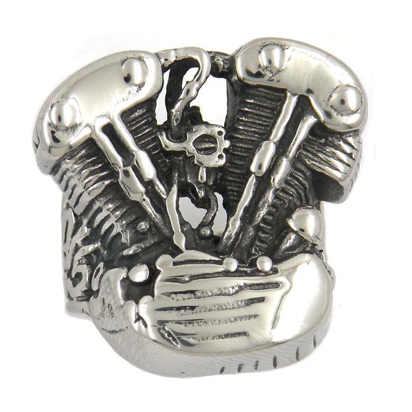 fanssteel stainless steel vintage mens or wemens jewelry stainless steel jewelrymotor cycle engine biker ring 12w90, Silver
fanssteel stainless steel vintage mens or wemens jewelry stainless steel jewelrymotor cycle engine biker ring 12w90, Silver