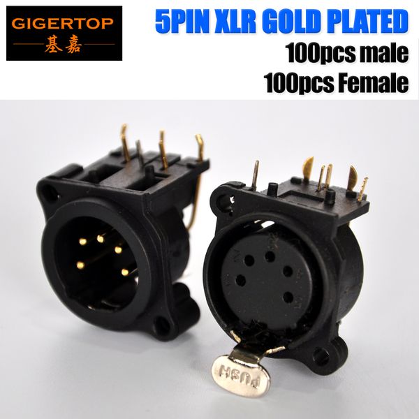 tp-c03 hi-quality 200pcs 5 pin gold plating dmx xlr chassis connectors neutrik round plastic body xlr pcb mount panel connector
tp-c03 hi-quality 200pcs 5 pin gold plating dmx xlr chassis connectors neutrik round plastic body xlr pcb mount panel connector