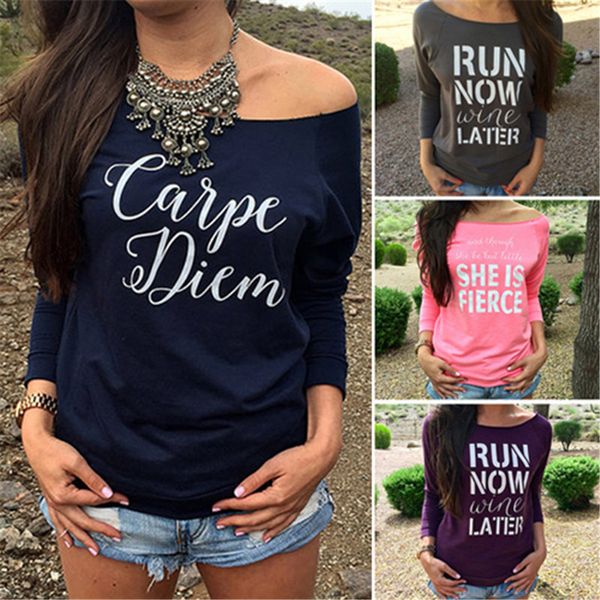 wholesale- 2016 new women letter print shirt long sleeve cotton one shoulder casual shirt loose 4colors, White
wholesale- 2016 new women letter print shirt long sleeve cotton one shoulder casual shirt loose 4colors, White