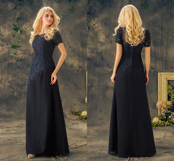 2020 Mother Of The Bride Scoop Neck Short Sleeve A Line Long Floor Length Navy Blue Appliques Lace Formal Plus Mother Dress
2020 Mother Of The Bride Scoop Neck Short Sleeve A Line Long Floor Length Navy Blue Appliques Lace Formal Plus Mother Dress