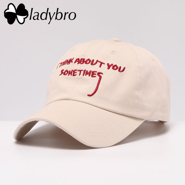 wholesale- ladybro i think baseball cap women hat cap men map dad hat letter embroidery snapback black hat bone female male casual cap, Blue;gray
wholesale- ladybro i think baseball cap women hat cap men map dad hat letter embroidery snapback black hat bone female male casual cap, Blue;gray