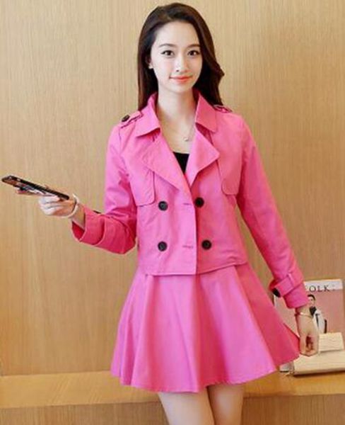 feminine temperament of qiu dong han edition leisure fashion design show thin brief paragraph two-piece trench coat / s, Black
feminine temperament of qiu dong han edition leisure fashion design show thin brief paragraph two-piece trench coat / s, Black