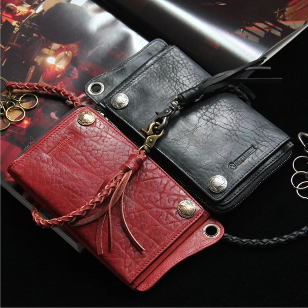 ruil fashion men wallet personality handmade cow leather zipper handbag coin dollar wearable card holder purse, Red;black
ruil fashion men wallet personality handmade cow leather zipper handbag coin dollar wearable card holder purse, Red;black