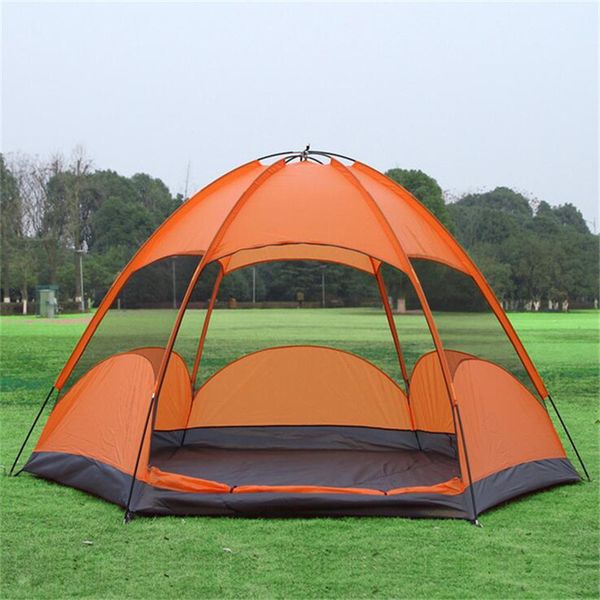 wholesale- double layer camping tent 5 person six window mosquito outdoor equipment waterproof hexagon tents big family hiking camping tent
wholesale- double layer camping tent 5 person six window mosquito outdoor equipment waterproof hexagon tents big family hiking camping tent