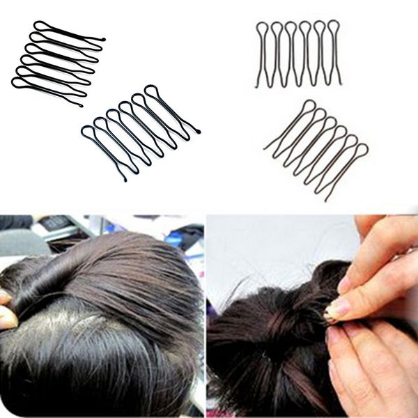 2pcs/set fine hair fixed plug before styling bangs can stretch and fix the hairpin mini fork u type clip, Black;brown
2pcs/set fine hair fixed plug before styling bangs can stretch and fix the hairpin mini fork u type clip, Black;brown