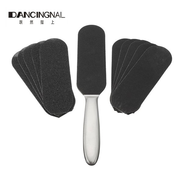 wholesale- stainless steel double side pedicure foot file +10pcs dry sanding paper rasp callus hard skin remover feet care pedicure tools, Silver
wholesale- stainless steel double side pedicure foot file +10pcs dry sanding paper rasp callus hard skin remover feet care pedicure tools, Silver