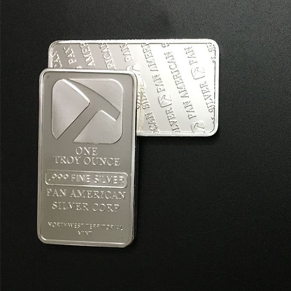 100 pcs non magnetic brand new one troy oz pan american hammer fine brass core silver plated souvenir bar badge dhl coin
100 pcs non magnetic brand new one troy oz pan american hammer fine brass core silver plated souvenir bar badge dhl coin