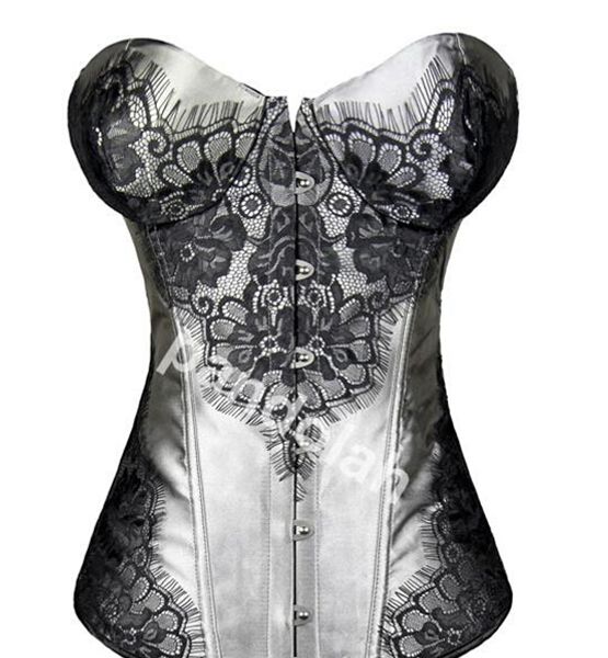 fine women's shapers wholesale- women embroidery corsets strapless boned overbust bustiers lace intimates, Black;white
fine women's shapers wholesale- women embroidery corsets strapless boned overbust bustiers lace intimates, Black;white