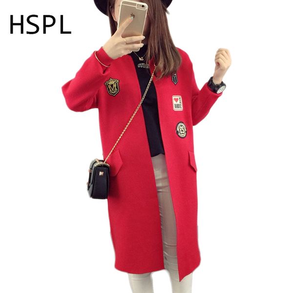 wholesale- hspl women long sweater cardigans appliques letters casual winter autumn sweaters long coat plus size loose cardigans femme, White;black
wholesale- hspl women long sweater cardigans appliques letters casual winter autumn sweaters long coat plus size loose cardigans femme, White;black