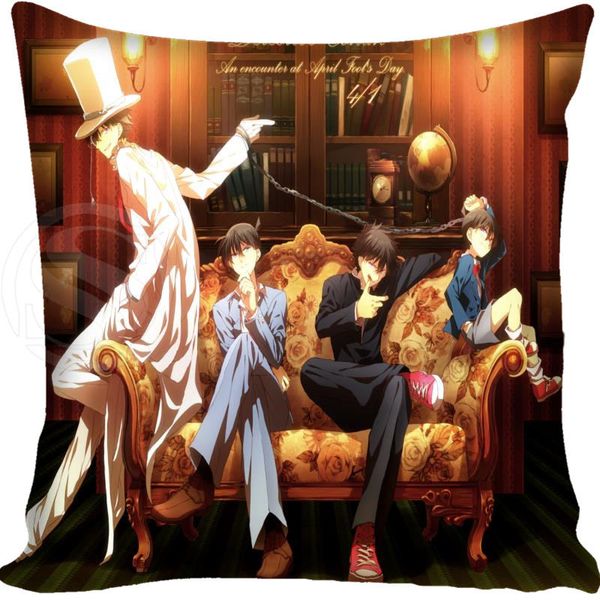 wholesale- pillow case detective conan style throw pillowcase square zippered pillow cover custom gift h@0209-58
wholesale- pillow case detective conan style throw pillowcase square zippered pillow cover custom gift h@0209-58