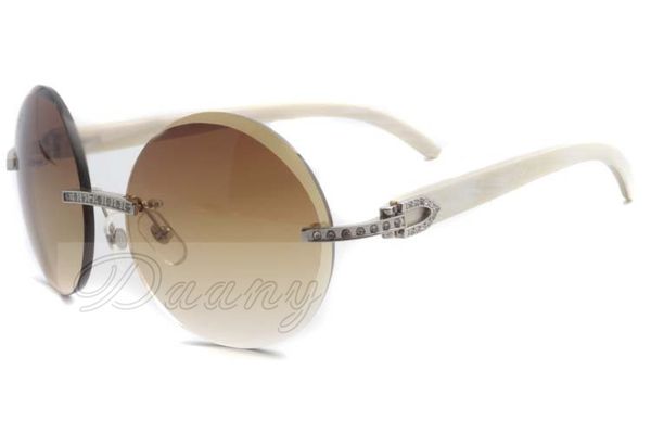 2019 high-end sunglasses with full diamonds, retro sunglasses 3524012 with natural white buffalo horn, in silver size: 56-18-140 mm, White;black
2019 high-end sunglasses with full diamonds, retro sunglasses 3524012 with natural white buffalo horn, in silver size: 56-18-140 mm, White;black