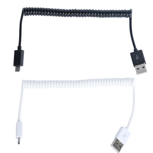 

3 фута 1 М пружинный спиральный штекер USB 2.0 Micro 5-контактный USB-кабель для синхронизации данных