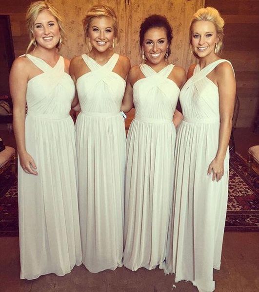2017 chiffon white halter crisscross a line long bridesmaid dresses sleeveless dresses floor length beach bridesmaid gowns custom made, Blue;red
2017 chiffon white halter crisscross a line long bridesmaid dresses sleeveless dresses floor length beach bridesmaid gowns custom made, Blue;red