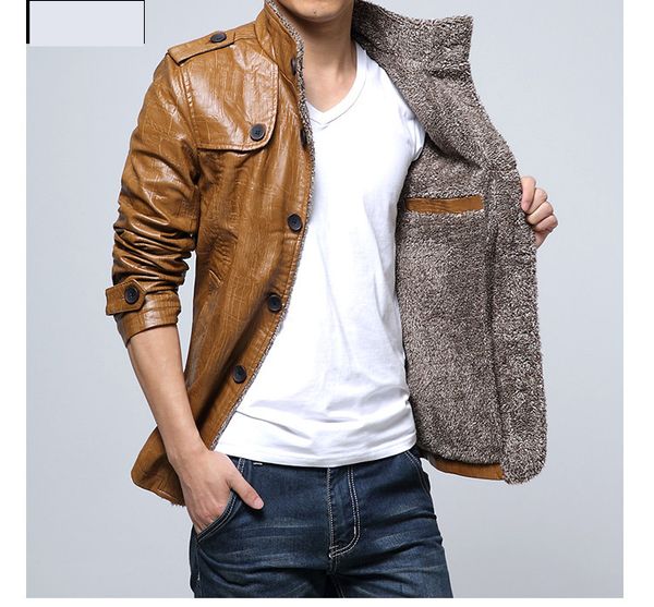 2017 Autumn Coats Jackets Men Clothing Leather new fashion trend casual men's jacket lapel solid cold winter leather jacket L-4XL
2017 Autumn Coats Jackets Men Clothing Leather new fashion trend casual men's jacket lapel solid cold winter leather jacket L-4XL