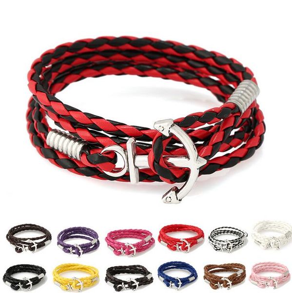 selling pu leather hand-woven boat anchor bracelet naval naval wind fb070 mix order 20 pieces a lot charm bracelets, Golden;silver
selling pu leather hand-woven boat anchor bracelet naval naval wind fb070 mix order 20 pieces a lot charm bracelets, Golden;silver