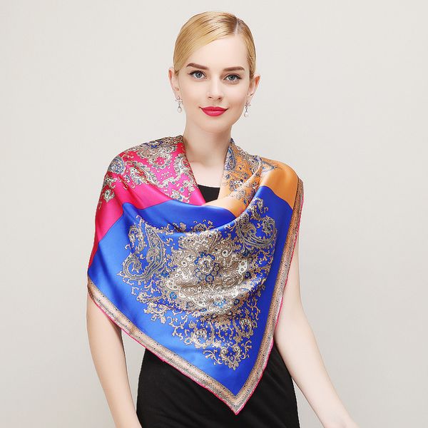 wholesale-fashion royal style blue pink silk scarf new europe america brand large square scarves luxury stamping women scarf shawl, Blue;gray
wholesale-fashion royal style blue pink silk scarf new europe america brand large square scarves luxury stamping women scarf shawl, Blue;gray