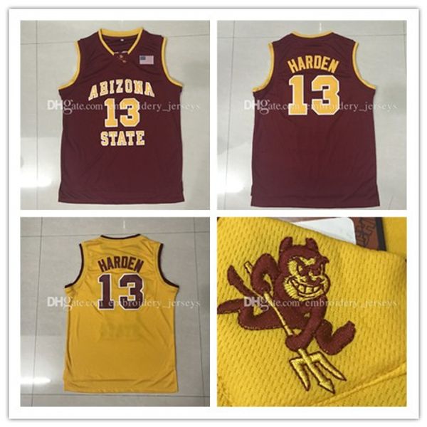 NCAA Top quality ASU #13 James Harden Basketball Jersey Men Sports wear embroidered Logos Cheap sports shirts
NCAA Top quality ASU #13 James Harden Basketball Jersey Men Sports wear embroidered Logos Cheap sports shirts