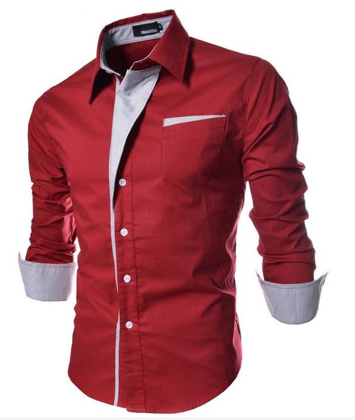 2018 wed casual shirt men fashion striped contrast color panelled design single breasted long sleeve mens shirts ing, White;black
2018 wed casual shirt men fashion striped contrast color panelled design single breasted long sleeve mens shirts ing, White;black