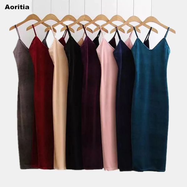 wholesale- 2017 women spring brief style velvet slip dress side vent full dress suspender strap one piece velvet dress, White;black
wholesale- 2017 women spring brief style velvet slip dress side vent full dress suspender strap one piece velvet dress, White;black
