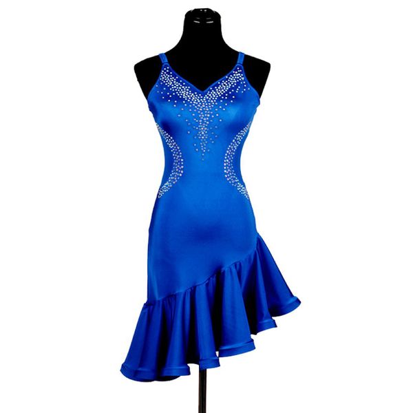 latin samba dance dress women girls prom dress salsa dance competition dresses tango ballroom 2 choices d0199 rhinestones ruffled hem, Black;red
latin samba dance dress women girls prom dress salsa dance competition dresses tango ballroom 2 choices d0199 rhinestones ruffled hem, Black;red
