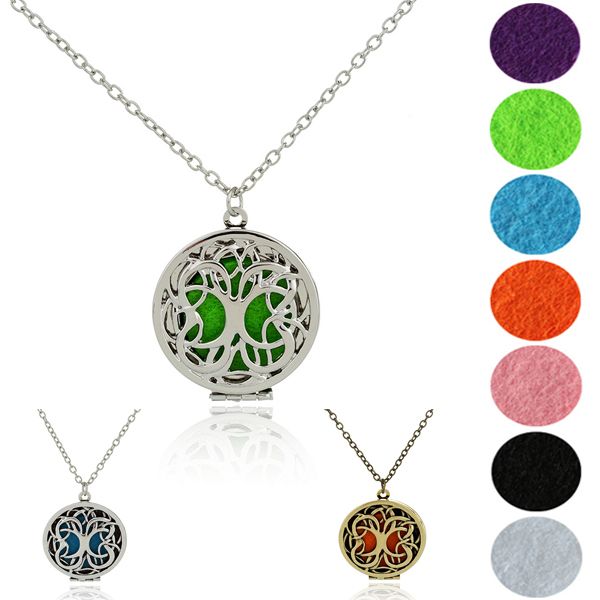 2017 new pendant necklaces essential oil diffuser locket life of tree necklace with 5pcs color refill pads 3 styles fba drop shipping b416q, Silver
2017 new pendant necklaces essential oil diffuser locket life of tree necklace with 5pcs color refill pads 3 styles fba drop shipping b416q, Silver