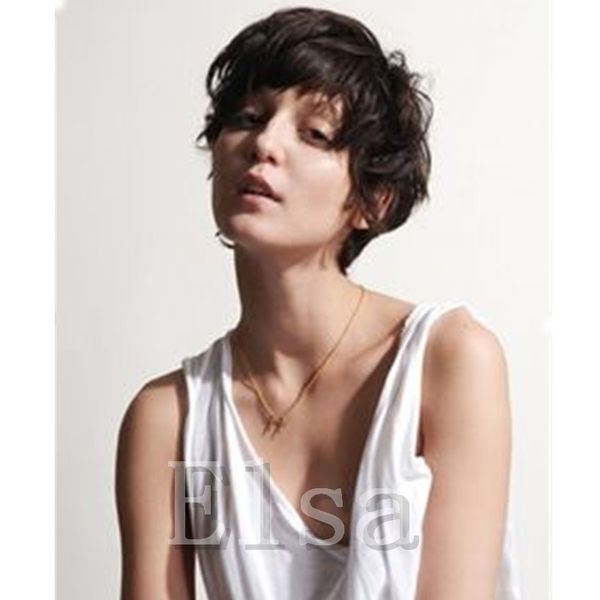 pixie cut short human hair wig natural black rihanna cut wigs for black women african american celebrity wigs, Black;brown
pixie cut short human hair wig natural black rihanna cut wigs for black women african american celebrity wigs, Black;brown