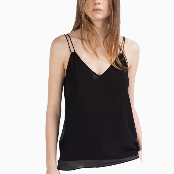 wholesale- womens 2016 new deep v neck bra halter solid black white sleeveless chiffon women shirt style camis camisole
wholesale- womens 2016 new deep v neck bra halter solid black white sleeveless chiffon women shirt style camis camisole