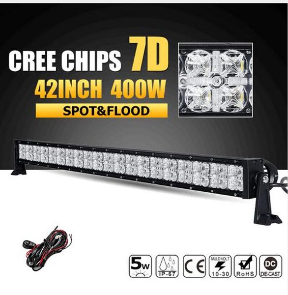factory price 400w 42inch cree chips 7d led offroad light bar spot flood beam combo led work light 12v 24v atv truck suv 4wd 4x4 pickup
factory price 400w 42inch cree chips 7d led offroad light bar spot flood beam combo led work light 12v 24v atv truck suv 4wd 4x4 pickup
