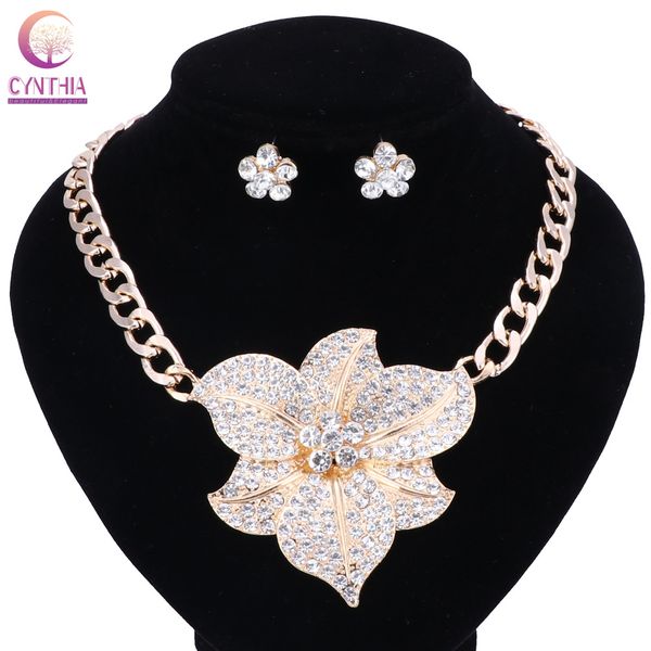 femme retro statement choker necklace gold color crystal flower necklaces&pendants maxi necklace earring women collares, Black
femme retro statement choker necklace gold color crystal flower necklaces&pendants maxi necklace earring women collares, Black