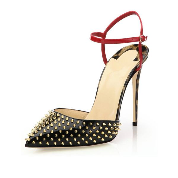 zandina womens ladies fashion handmade 10cm rivets spikes slingback high heel sandals party evening dressing stiletto shoes kc009, Black
zandina womens ladies fashion handmade 10cm rivets spikes slingback high heel sandals party evening dressing stiletto shoes kc009, Black