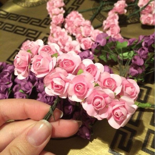 wholesale-144pcs mini cute paper rose handmade artificial flower for wedding decoration diy wreath gift scrapbooking craft fake flower
wholesale-144pcs mini cute paper rose handmade artificial flower for wedding decoration diy wreath gift scrapbooking craft fake flower