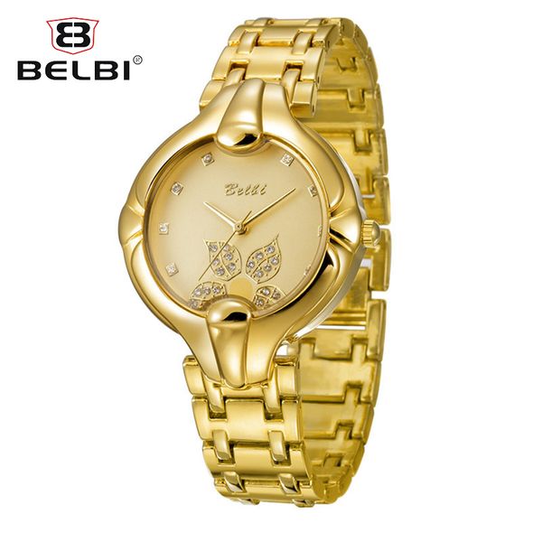 AAA Brand Name BELBI Leaf Women Luxury Wrist Watches Quartz Fashion T/T Gold Quartz Battery Wrtistwatches Top Quality Best Gift for Ladies 
AAA Brand Name BELBI Leaf Women Luxury Wrist Watches Quartz Fashion T/T Gold Quartz Battery Wrtistwatches Top Quality Best Gift for Ladies