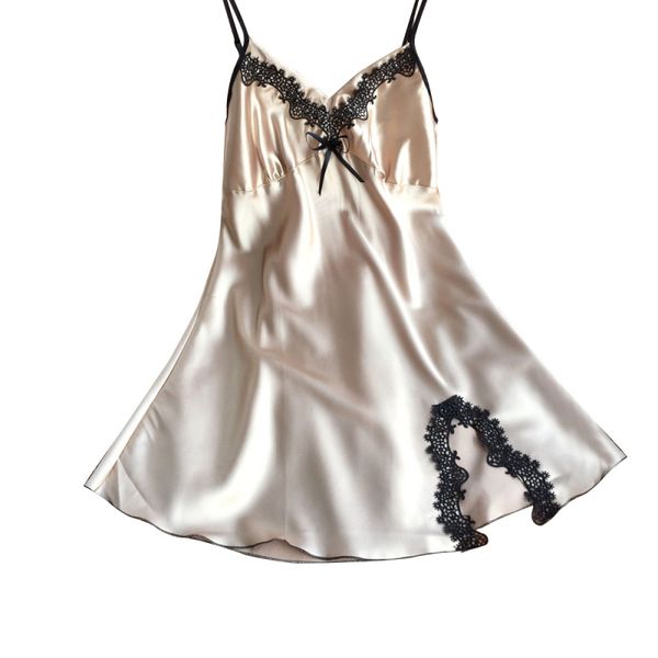 wholesale- new fashion ladies sexy lingerie lace silk satin night dress sleeveless v-neck nightgown sleepwear pijama h2, Black;red
wholesale- new fashion ladies sexy lingerie lace silk satin night dress sleeveless v-neck nightgown sleepwear pijama h2, Black;red