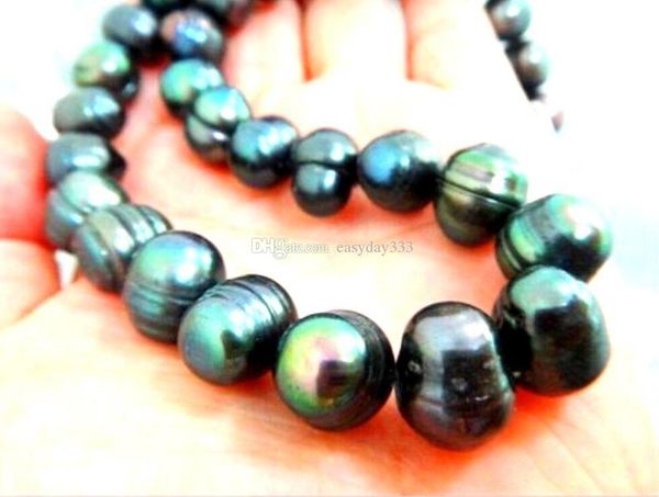 fine pearls jewelry stunning real fine 11-12mm natural tahitian peacock blue black green pearl necklace 19" 14k, Silver
fine pearls jewelry stunning real fine 11-12mm natural tahitian peacock blue black green pearl necklace 19" 14k, Silver