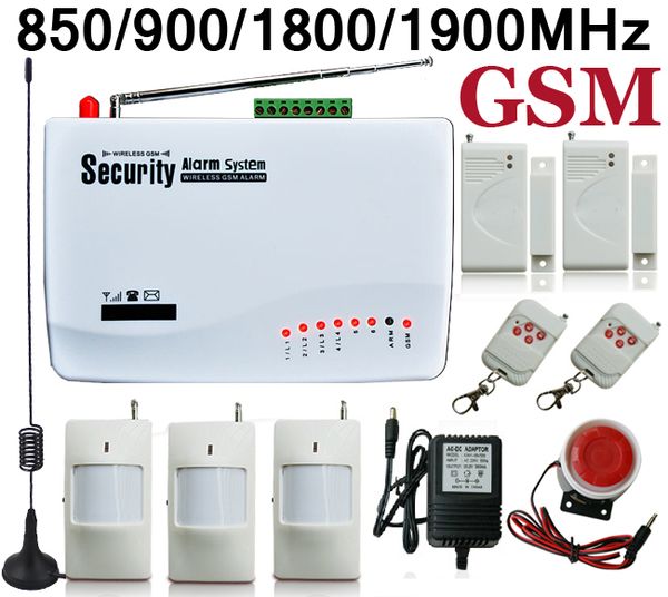 wireless home security burglar gsm alarm system auto dialer sms sim call (built-in battery) + 3x pir infrared motion alarm dual antenna
wireless home security burglar gsm alarm system auto dialer sms sim call (built-in battery) + 3x pir infrared motion alarm dual antenna