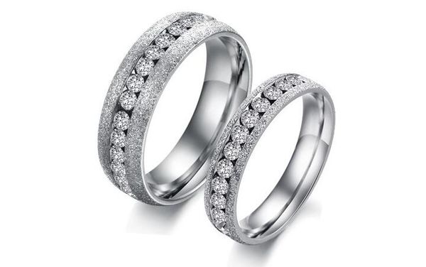 titanium steel jewelry present new single diamond pearl sand titanium steel lovers to buddhist monastic discipline, Silver
titanium steel jewelry present new single diamond pearl sand titanium steel lovers to buddhist monastic discipline, Silver