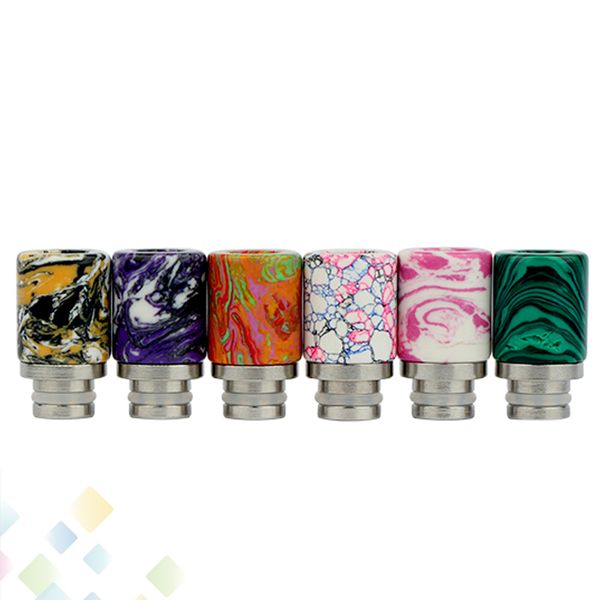 

Beautiful Tophus Stone Drip Tips 510 Turquoise Drip Tip for Vaporizer E cigarette RDA RBA Wide Bore Drip Tip DHL Free