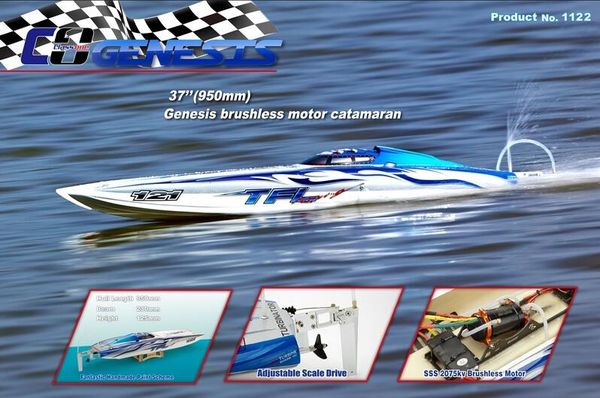 оптовая продажа-genesis 1122 catamaran racing boat/ стекловолокно с двумя двигателями 3660 бесщеточный мотор kv2726, 120a hobbywing esc
оптовая продажа-genesis 1122 catamaran racing boat/ стекловолокно с двумя двигателями 3660 бесщеточный мотор kv2726, 120a hobbywing esc