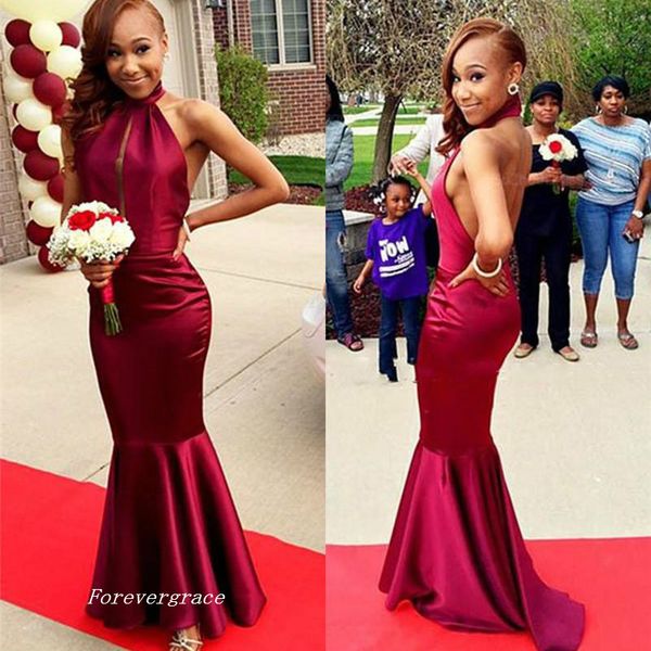halter keyhole burgundy prom dress mermaid long backless formal evening party gown custom made plus size, Black
halter keyhole burgundy prom dress mermaid long backless formal evening party gown custom made plus size, Black