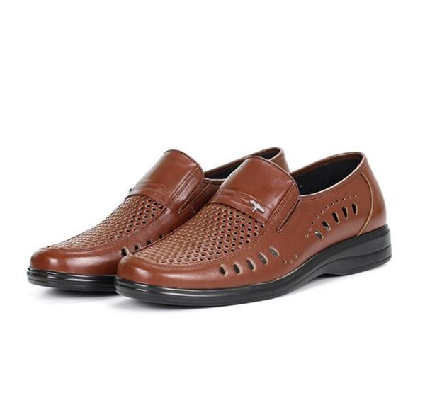 hollow out breathable men casual shoes summer new business style quality genuine leather round hole shoes big size, Black
hollow out breathable men casual shoes summer new business style quality genuine leather round hole shoes big size, Black