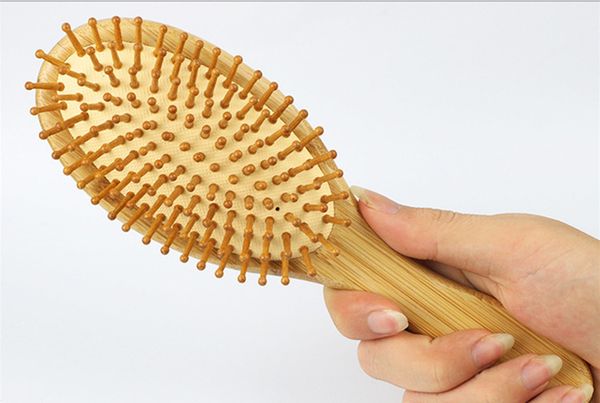 wholesale price natural bamboo brush healthy care massage hair combs antistatic detangling airbag hairbrush hair styling tool, Silver
wholesale price natural bamboo brush healthy care massage hair combs antistatic detangling airbag hairbrush hair styling tool, Silver