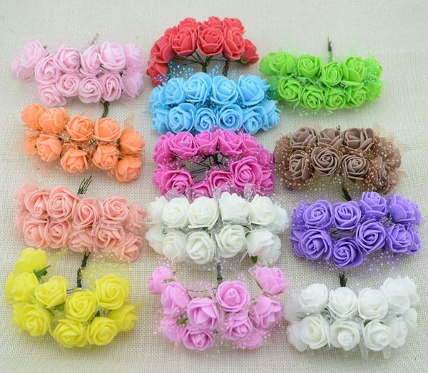 wholesale-12pcs diy mini roses artificial flowers lace wedding flower decoration flower foam hand ring material
wholesale-12pcs diy mini roses artificial flowers lace wedding flower decoration flower foam hand ring material
