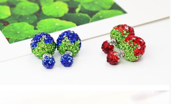 two-sided dual-use type diamond strawberry beads, 925 silver earrings. the beautiful women like most favorite, Golden;silver
two-sided dual-use type diamond strawberry beads, 925 silver earrings. the beautiful women like most favorite, Golden;silver