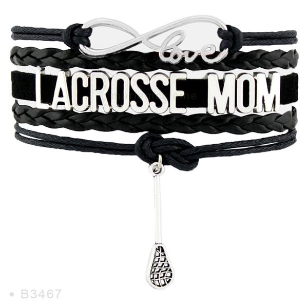Бесконечность Любовь Лакросс Мама Шарм Спортивные Подарки Браслеты Для Женщин Мужчин Бирюзовый Черный Браслет Обруча Ювелирные Изделия
Бесконечность Любовь Лакросс Мама Шарм Спортивные Подарки Браслеты Для Женщин Мужчин Бирюзовый Черный Браслет Обруча Ювелирные Изделия