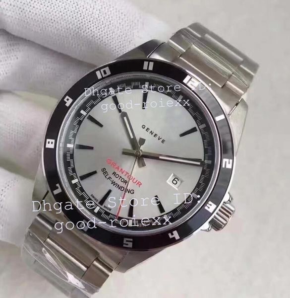 mens automatic eta 2824 watch men calendar date full steel watches 20500n business 42mm crystal mechanical sports wristwatches, Slivery;brown
mens automatic eta 2824 watch men calendar date full steel watches 20500n business 42mm crystal mechanical sports wristwatches, Slivery;brown