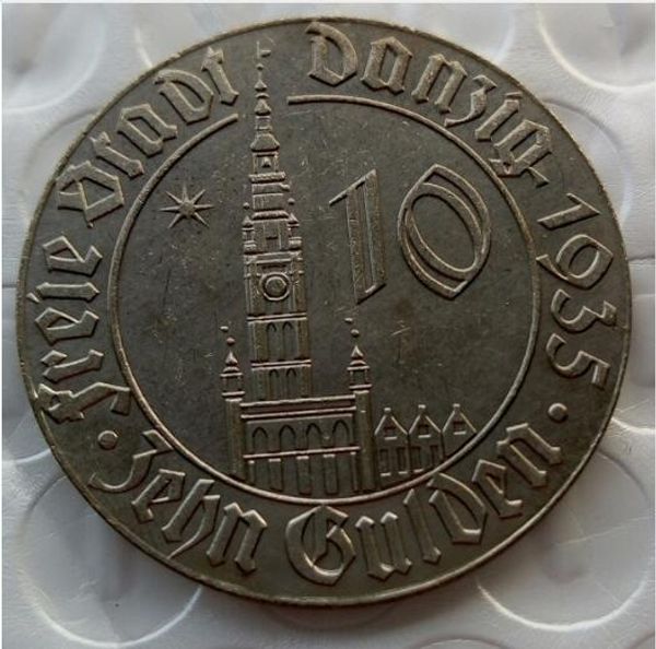 J. D20 Freie STADT DANZIG 10 Гульден 1935 никелированная копия монеты латунь ремесло украшения
J. D20 Freie STADT DANZIG 10 Гульден 1935 никелированная копия монеты латунь ремесло украшения