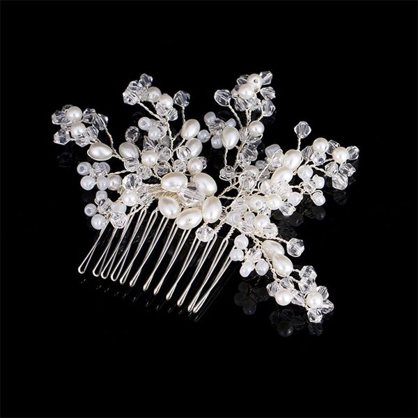 2017 new bridal pearl hair comb bridal wedding hair accessories hairpin clear beads ornament bride fashion hair jewelry headband headdress, Slivery;golden
2017 new bridal pearl hair comb bridal wedding hair accessories hairpin clear beads ornament bride fashion hair jewelry headband headdress, Slivery;golden