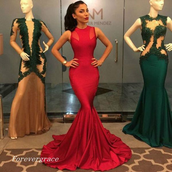long red mermaid prom dress elegant arabic style evening party reception gown custom made plus size, Black
long red mermaid prom dress elegant arabic style evening party reception gown custom made plus size, Black